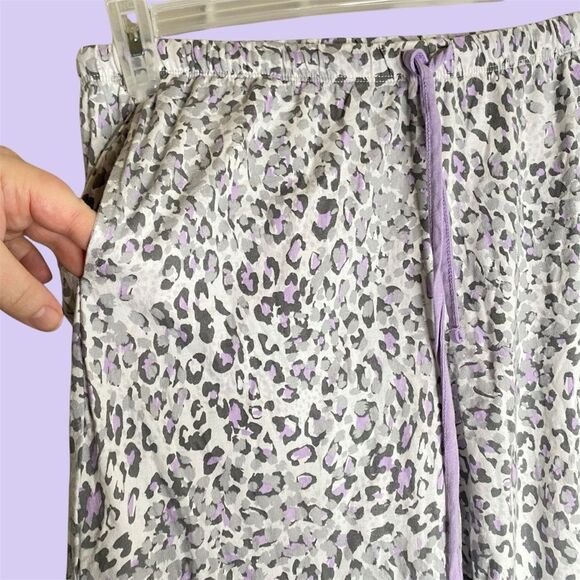 Cotton Pastel Cheetah Print Lounge/Pajama Pants from Carole Hochman - Picture 1 of 5